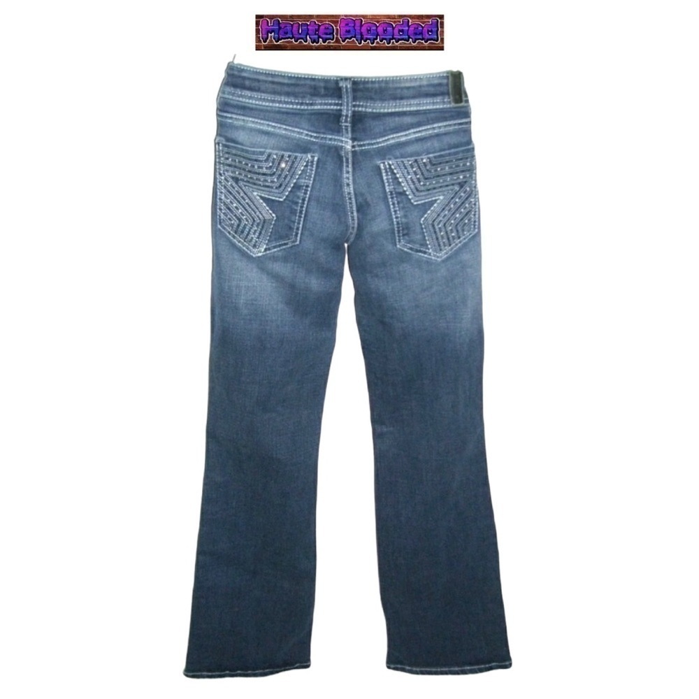 y2k Peoples Liberation by Tommy Lee Jeans Rhinestone Star Pockets Bling Seen On